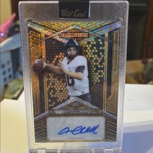 Aidan O'Connell Gold Rookie Card with Autograph /20